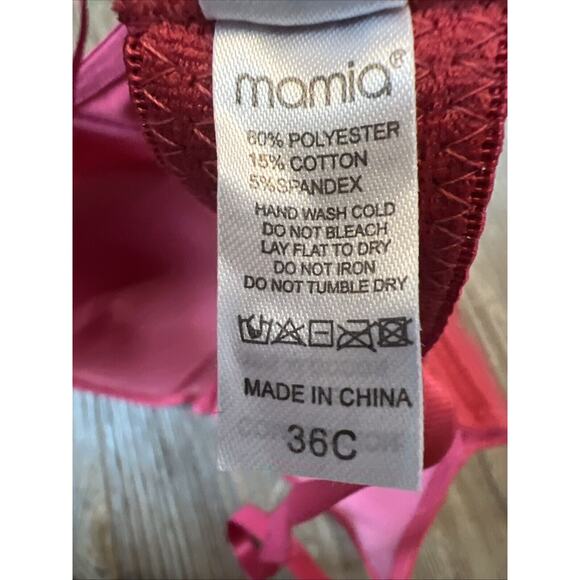 Mamia Lingerie Underwire Lined T-shirt Bra NWT Size 36C Style BR4337P - Picture 7 of 7